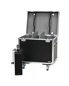 Flightcase für 4x RCF TT 515-A mit montiertem Schwenkbügel