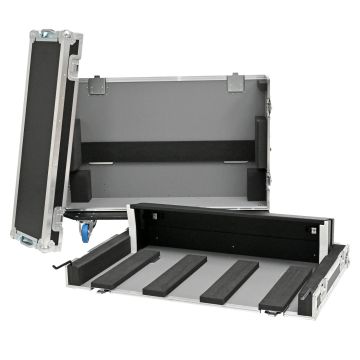 Mixercase 3-teilig für Yamaha DM7 + Control mit Patchkasten und Rollen